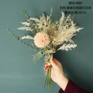 Finest Price Real Touch Flowers Bouquet Artificial Flowers Bunch For Wedding Desktop Decoration