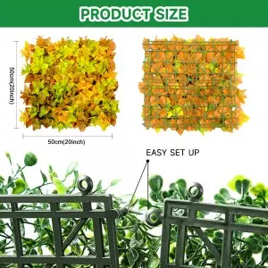 Uland decorative plant wall fake grass wall artificial grass hedge boxwood panel
