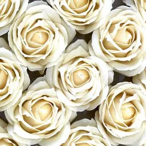 Wholesale 25 Pcs Soap Roses Heads Gift Box Floral Scented Wedding Party Artificial Decorative Soap Flower