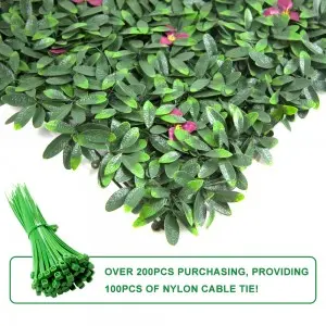 Artificial Plant Wall Vertical Garden Plastic Plant Hedge Wall Boxwood Hedge Panel for Home Decoration