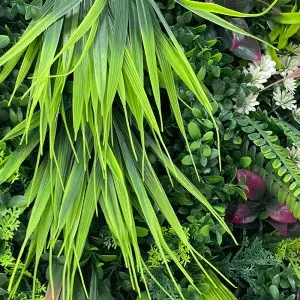 Hanging Greenery Round Backdrop Decorative Mur Vegetal Plant Wall Tropical Artificial Green Grass Vegetation Wall