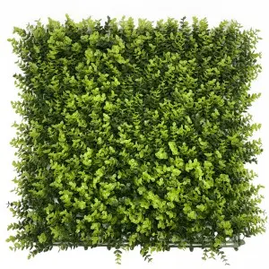 Premium Bright Artificial Boxwood Wall 20″ x 20″ Commercial Grade UV Resistant