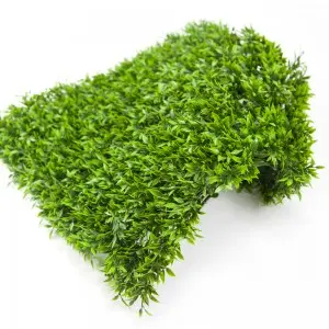 Faux Boxwood Hedge Green Grass Panels Anti-UV Outdoor Indoor Decoration Artificial Plant Grass Wall