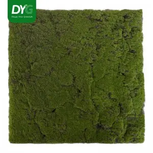 DIY Green Wall Customizable Versatile High Quality Flocked Artificial Moss Mat