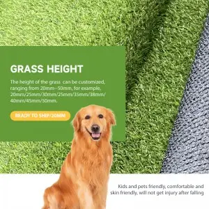 2.0cm Home Decoration Green Landscape Lawn Artificial Grass rug green carpet synthetic grass