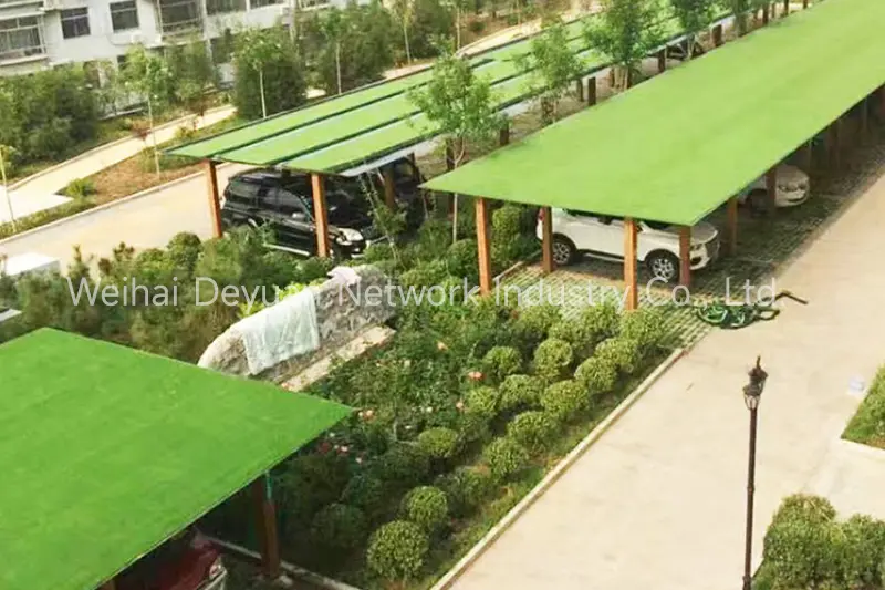 What are the advantages of artificial turf for roof greening?