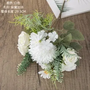 Wedding Tabletop Home Decor Artificial Bouquet Artificial Rose Artificial Silk Flower
