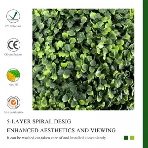 100cm Faux Green Topiary Ball Artificial Grass Leaves Ball Sphere for Outdoor Home & Event Decor Wedding & Festival Features