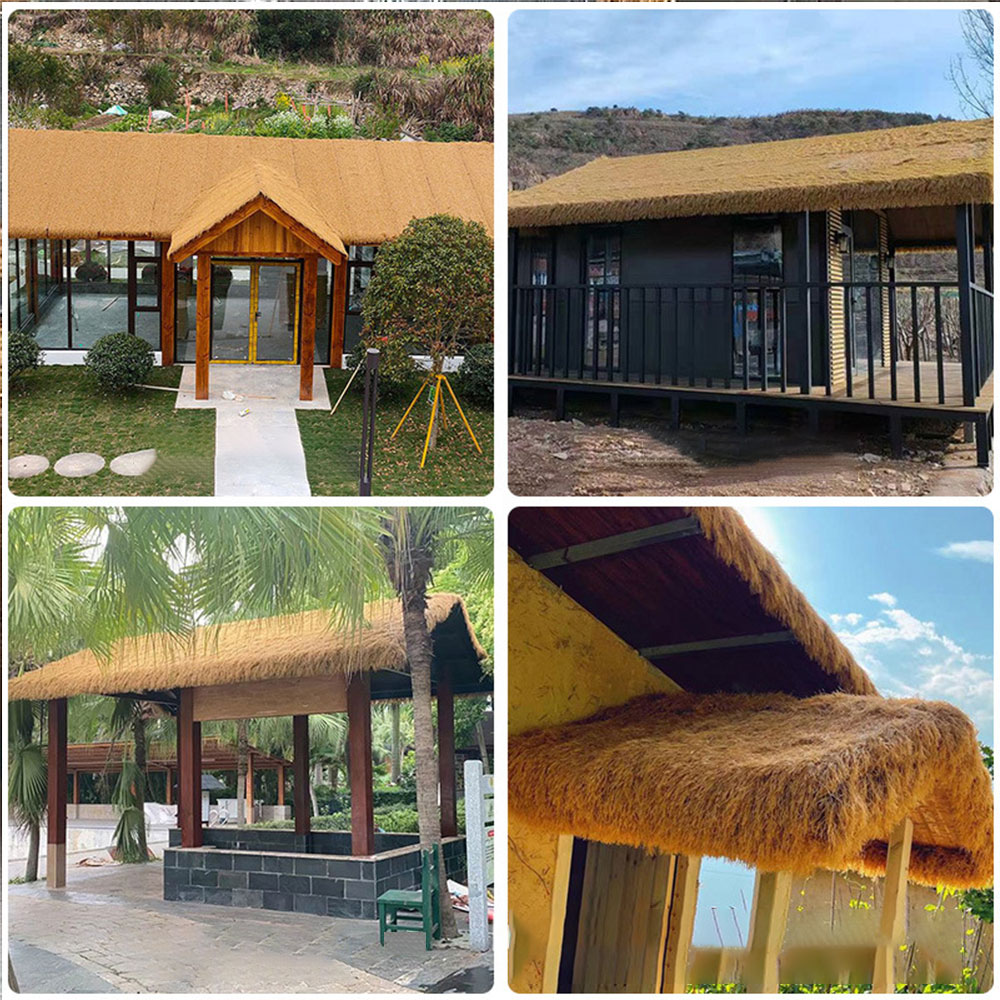 Advantages of simulated thatch