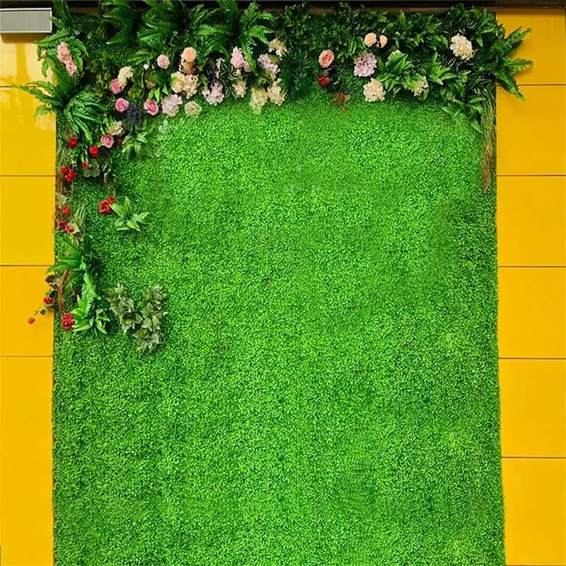 High definition Wall Greening - Artificial Lawn Wall Synthetic Turf Carpet Artificial Grass for wall fence decorate – Deyuan detail pictures