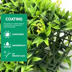 Boxwood Panels, Grass Wall , Plant Wall, Grass Backdrop Wall, Privacy Screen, Sun Protected Green Wall Decor for Outdoor, Indoor, Garden, Backyard and Décor