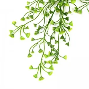 Outdoor UV Resistant Artificial Fake Hanging Plants Curly Seaweed Ferns