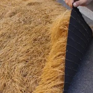 Pe Fireproof Uv Resistant Artificial Thatch 16cm Artificial Thatch Roof Plastic Thatch