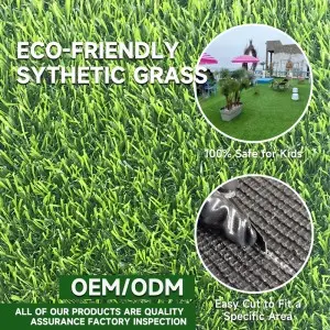 Artificial grass outdoor landscape synthetic turf grass outdoor tile synthetic grass lush green artificial turf for garden
