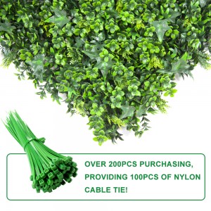 Outdoor Indoor Decoration Grass Wall Decorative Artificial Hedge Fence Landscape Artificial Plants Wall Vertical Green Wall