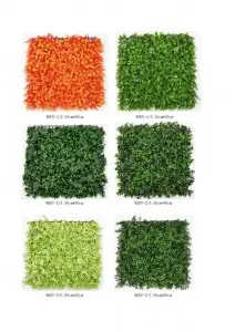 Artificial Flowers Boxwood Grass 50*50cm Garden Backyard Fence Greenery Wall Decor Backdrop Panels Topiary Hedge Plant