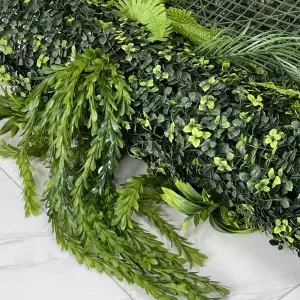 40″x40″ Artificial Hedge Grass Wall, UV Protected Privacy Fence Screen