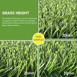 Customized Sizes Artificial Grass Turf Indoor Outdoor Garden Lawn Landscape Balcony Synthetic Turf Mat – Thick Fake Grass Pet Pad