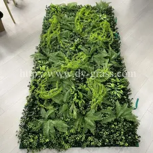 Wedding Greenery Wall White Green Hanging Plants Flower Wall 5D Roll up Green Walls
